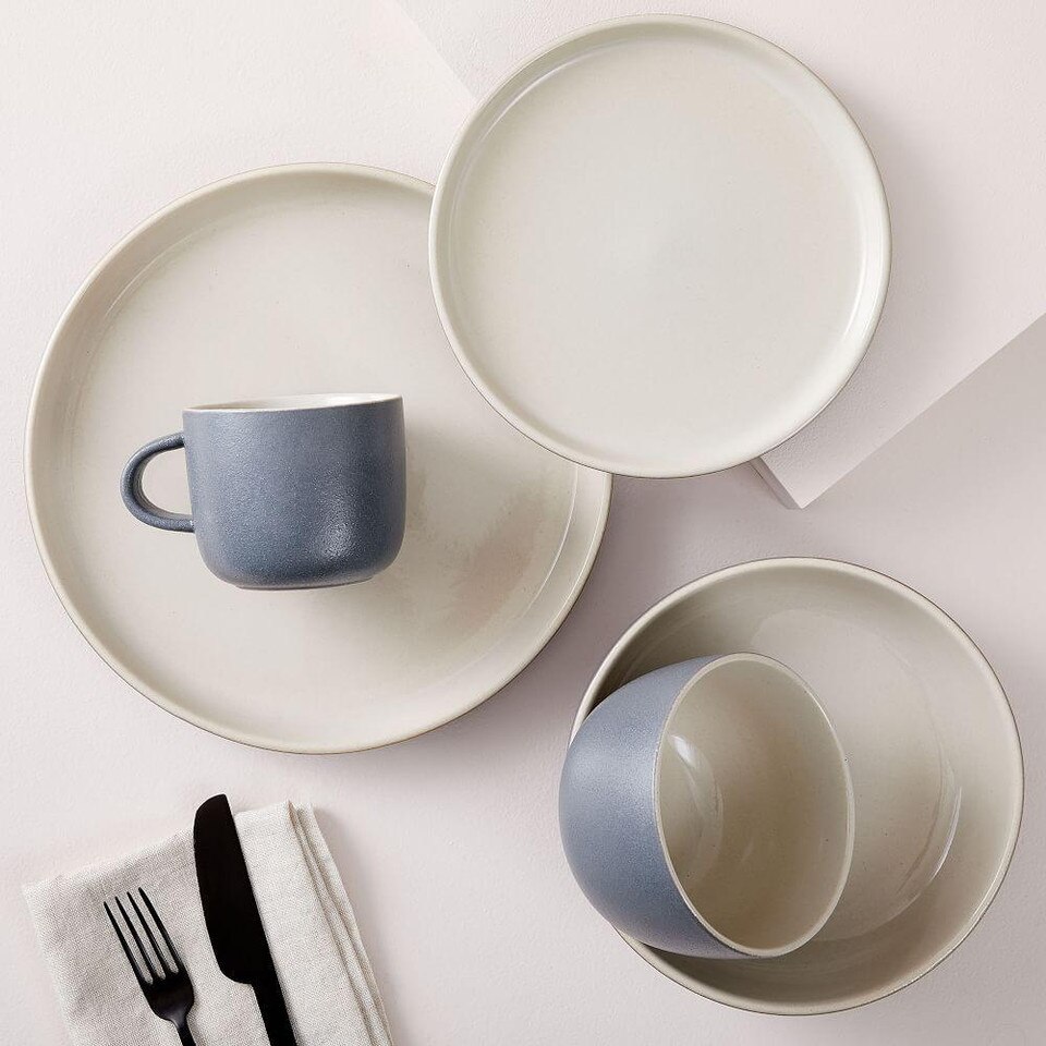 Kaloh Stoneware Dinnerware Anchor Grey West Elm Australia